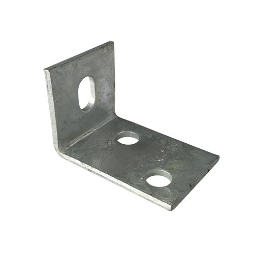 Builders Angle Bracket Hdg 4mm Thickness M12 Holes 50x75x50mm