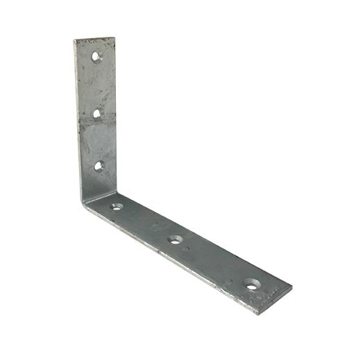 Builders Angle Bracket Hdg 4mm Thickness M6 Holes, Multiple Sizes