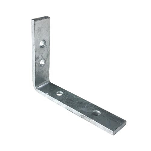 Builders Angle Bracket Hdg 5mm Thickness M6 Holes, Multiple Sizes