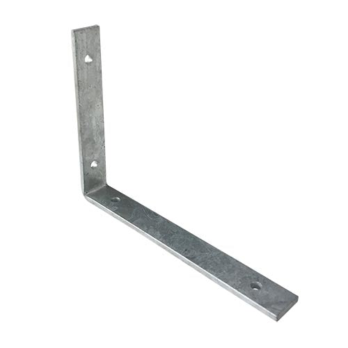 Builders Angle Bracket Hdg 5mm Thickness M6 Holes, Multiple Sizes