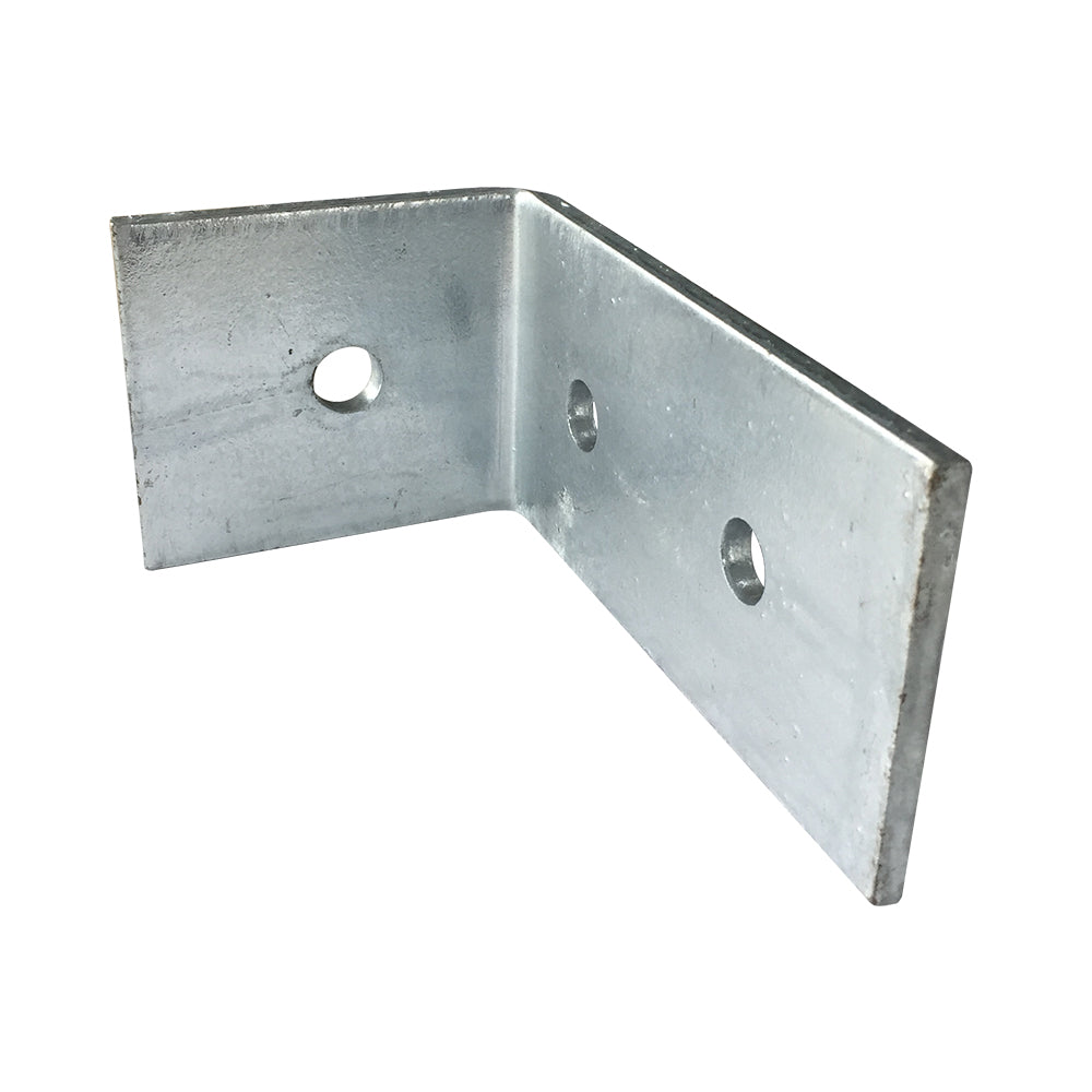 Builders Angle Bracket Hdg 6mm Thickness M12 Holes 2 Length Options