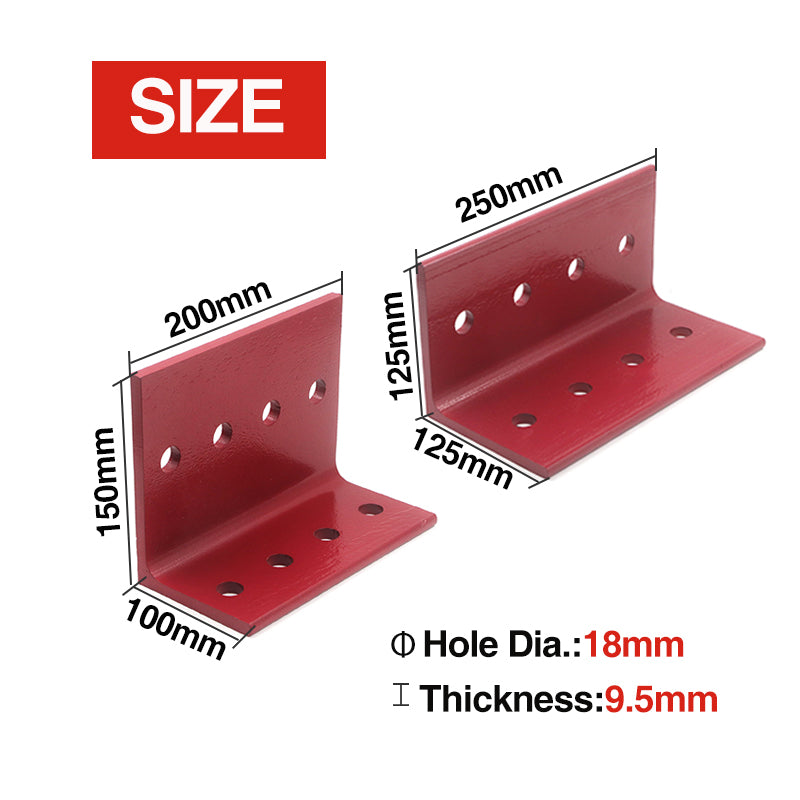 Heavy Duty Builders Angle Bracket 9.5mm Thickness