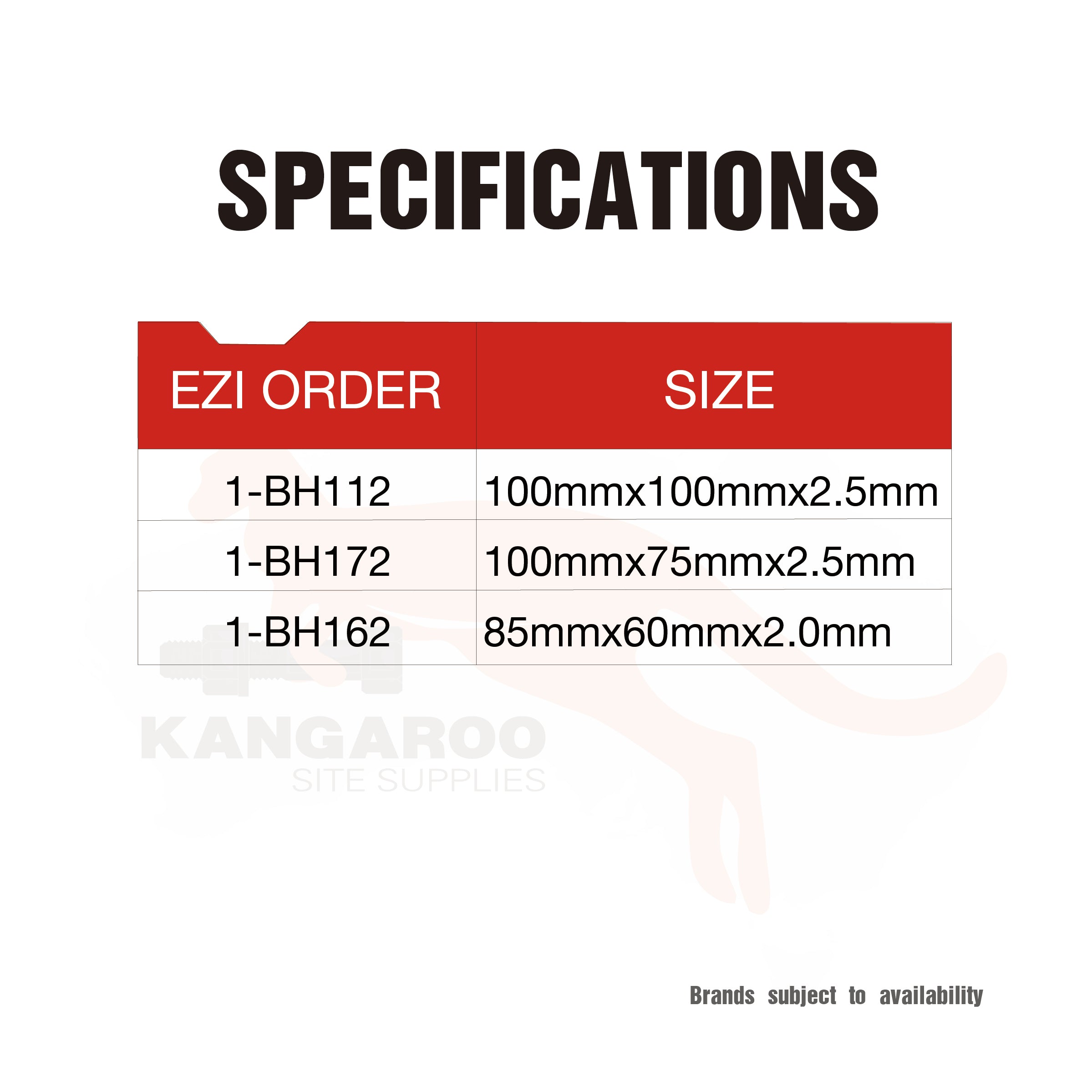 Butt Fp Sat SS304 (Arch), Multiple Sizes