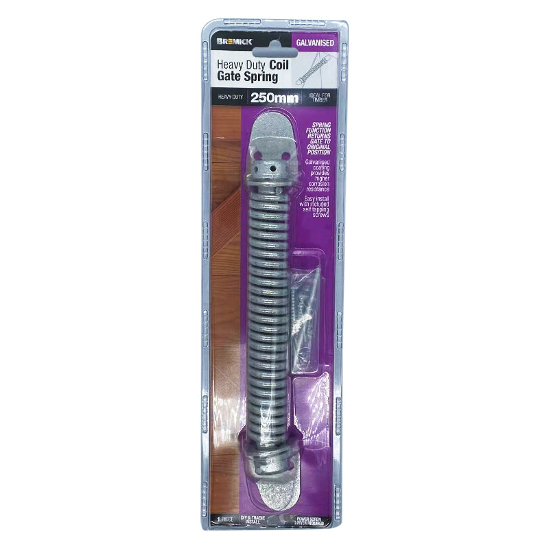 Coil Gate Spring H/D Gal 250mm Cd1