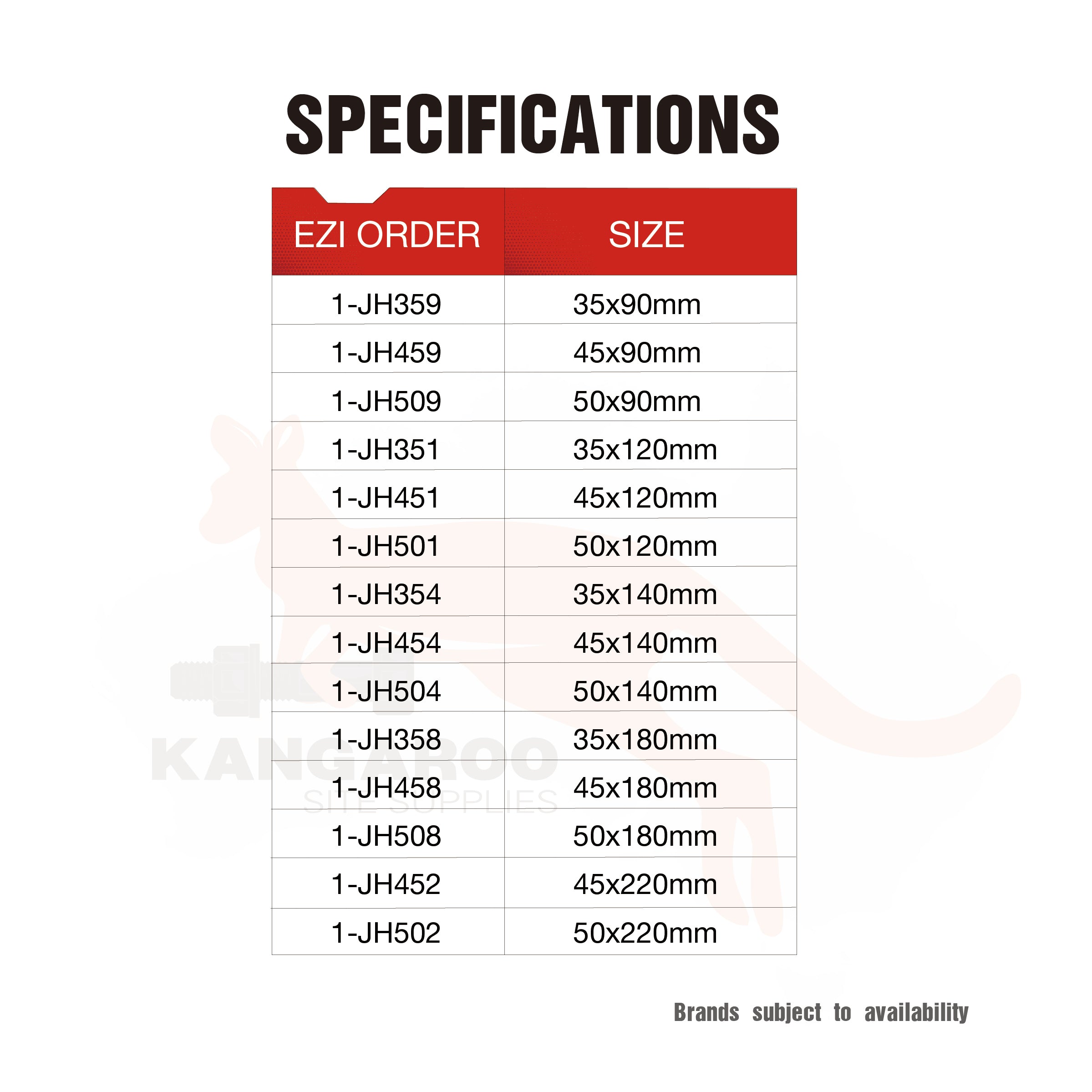 Joist Hanger, Multiple Sizes