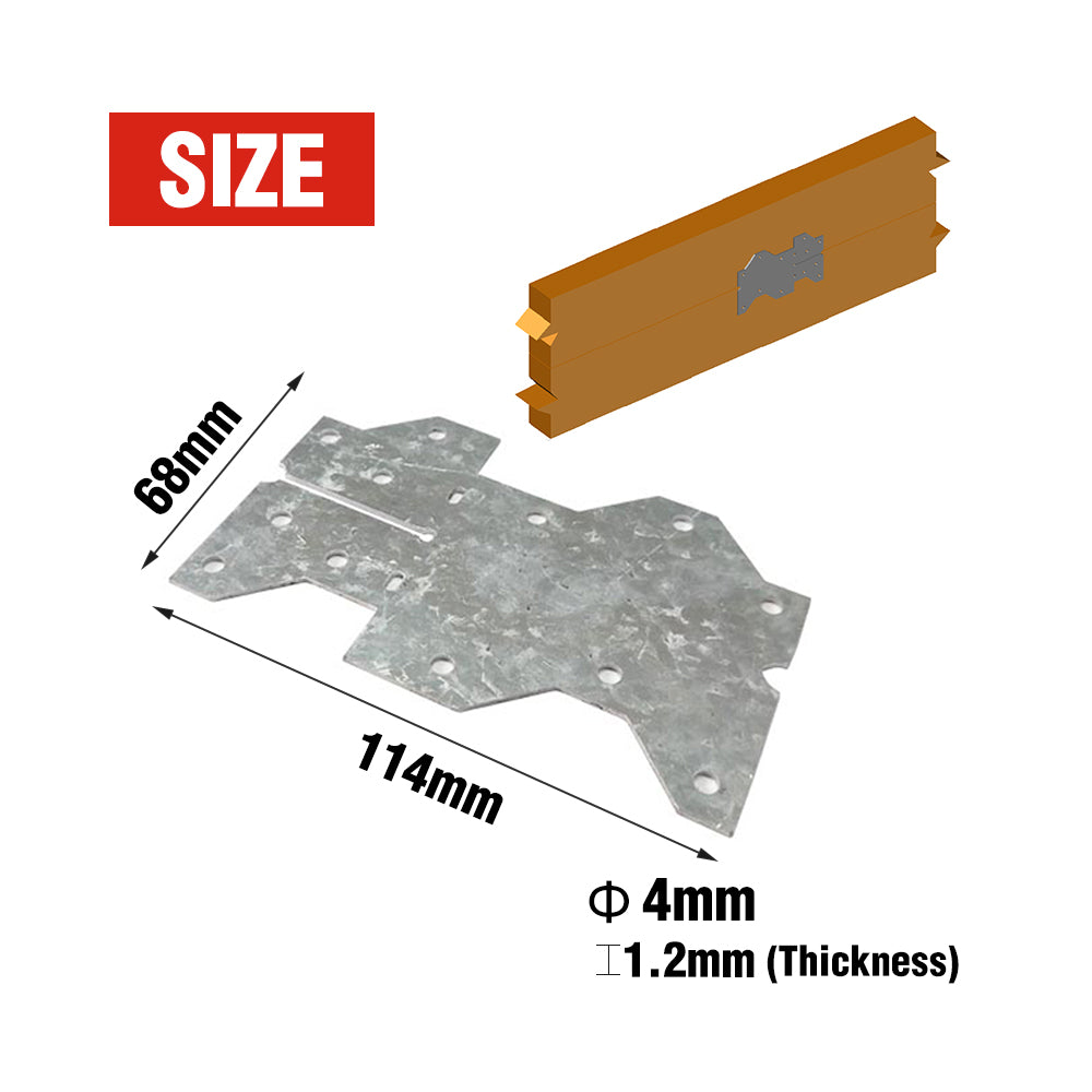 Plate Connectore 68x114x1.2mm