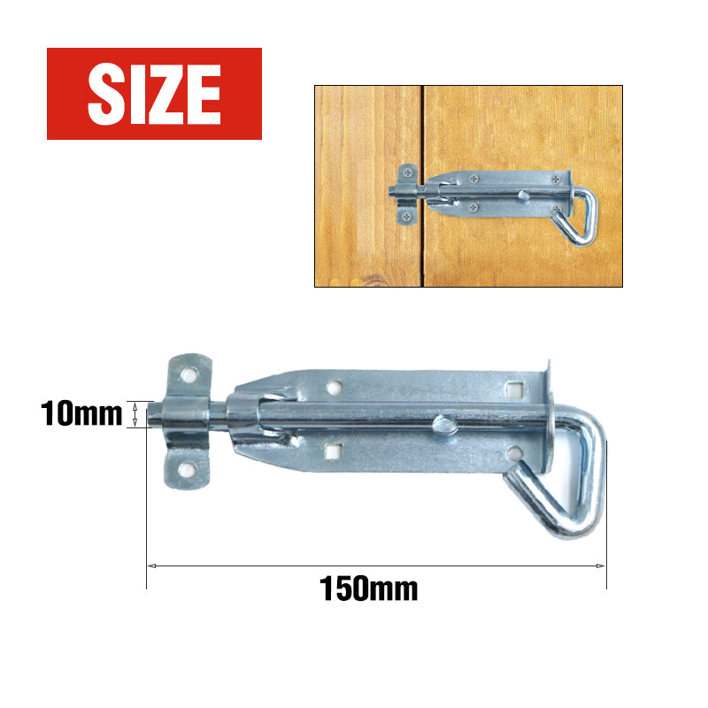 Padbolt Single Eye Zp 150x10mm Cd1