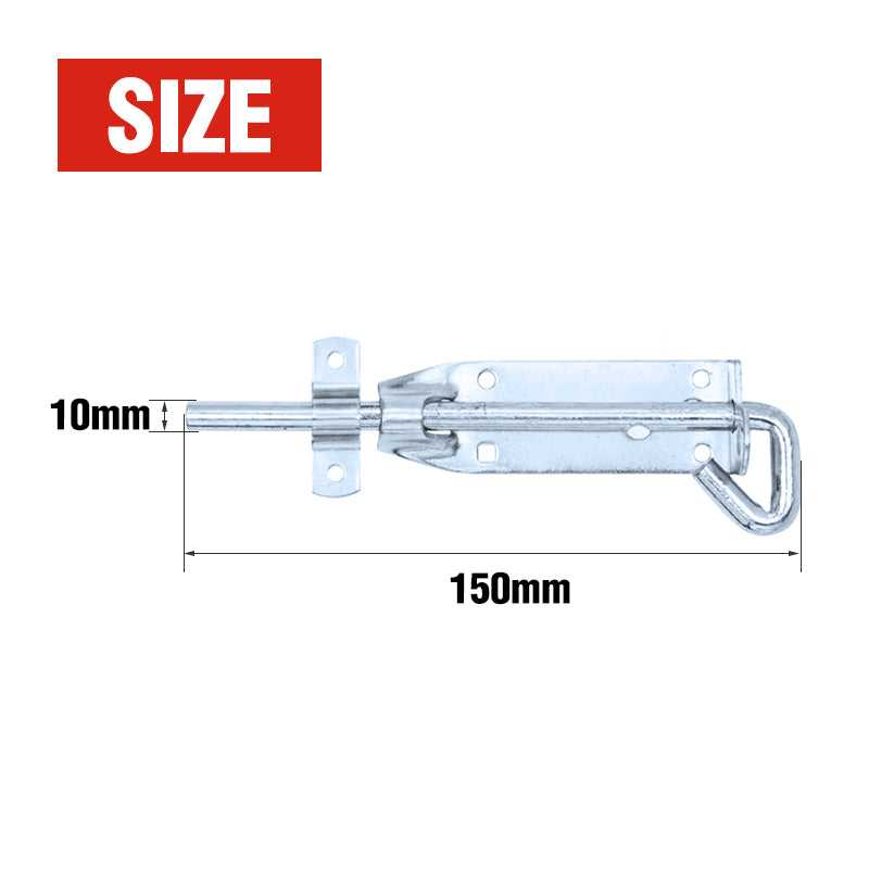 Padbolt Long Shoot Zp 150x10mm Cd1