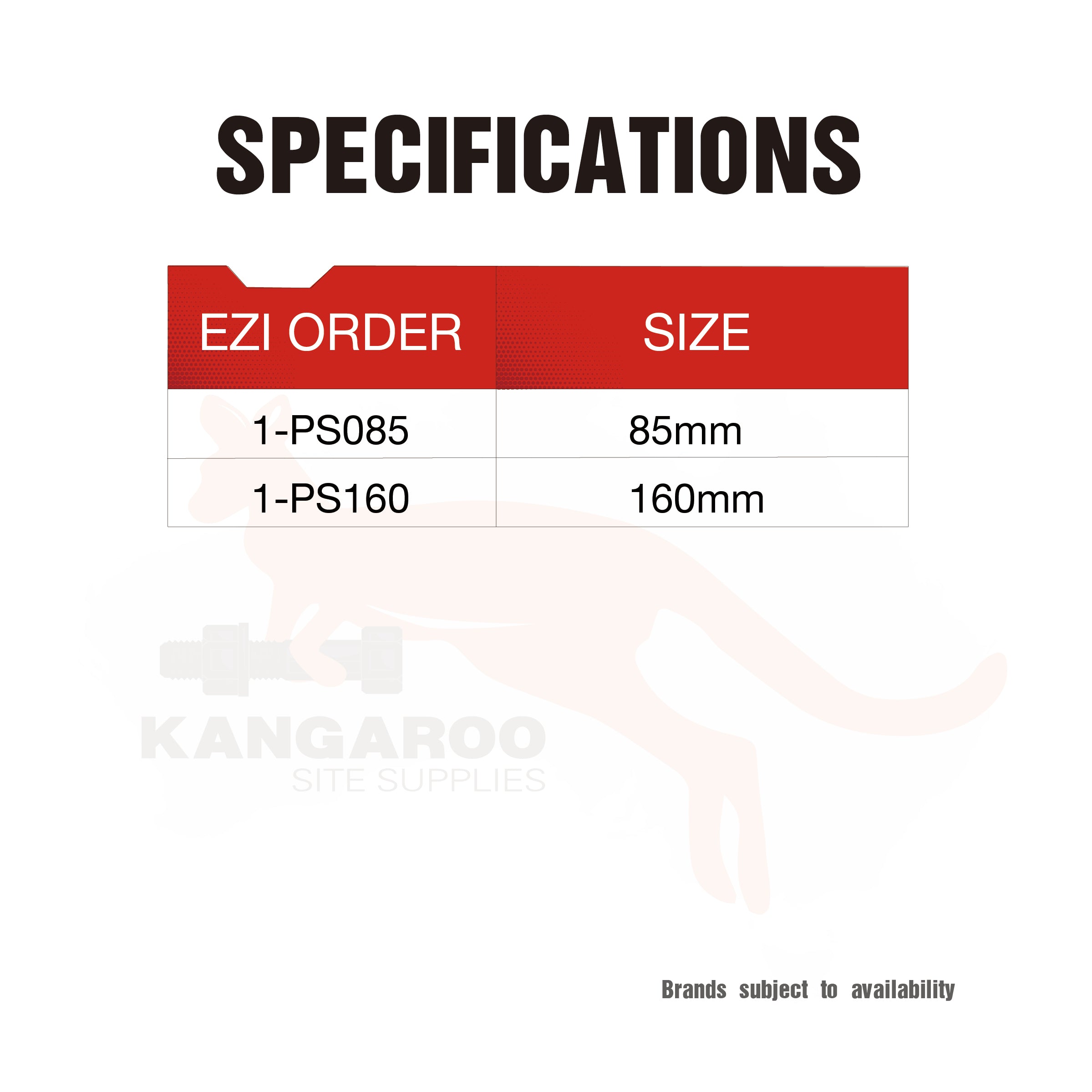 Post Support Galv Split 85mm or 160mm
