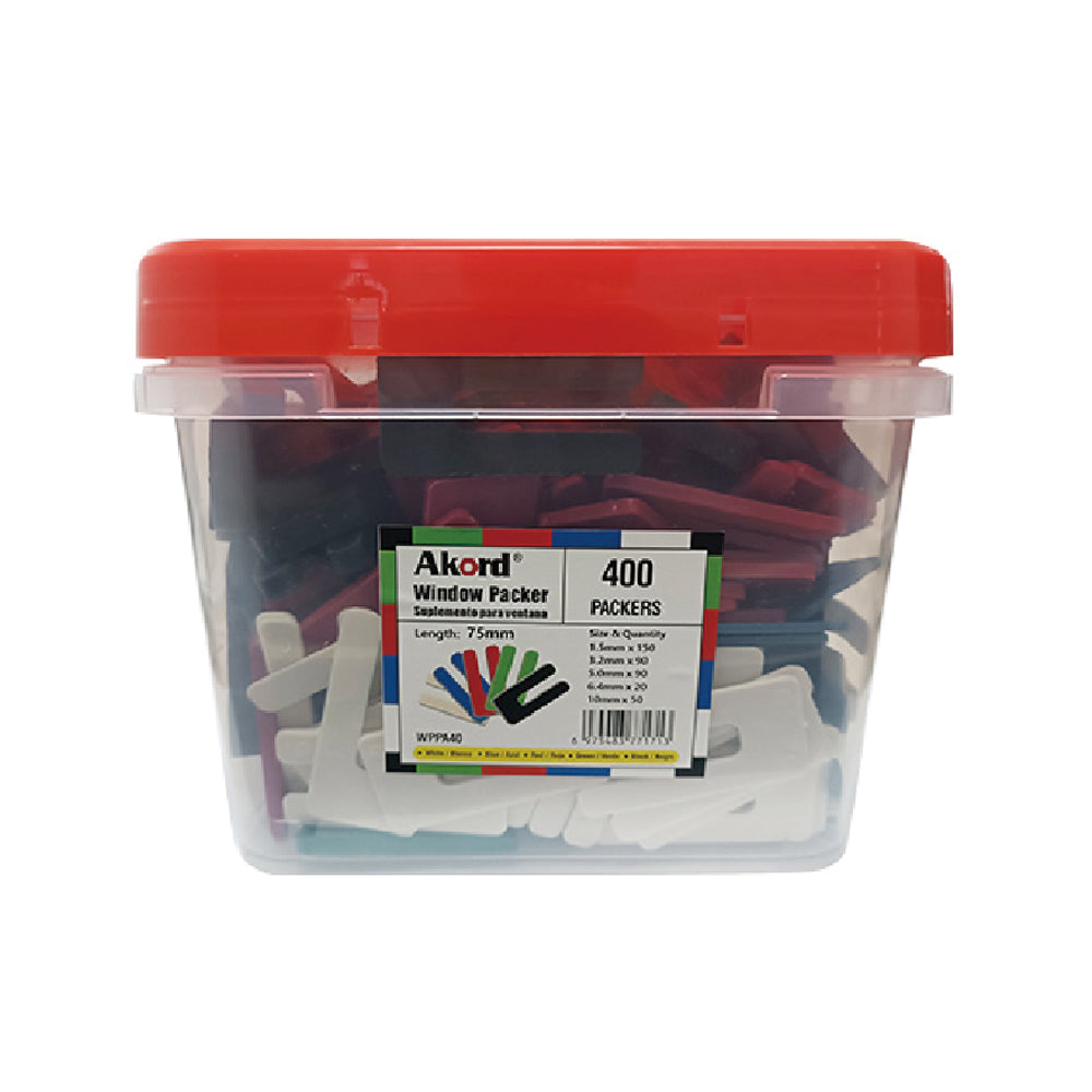 Plastic Packer 75mm Mixed Tub Pack400