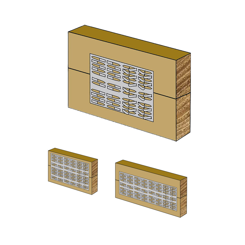 Knuckle Nailplate Galvanised, Multiple Sizes