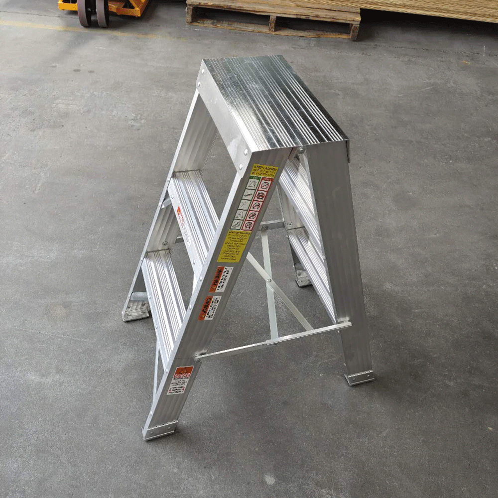 Jinmao Ladder 120Kg Double Sided Aluminium , Multiple Sizes