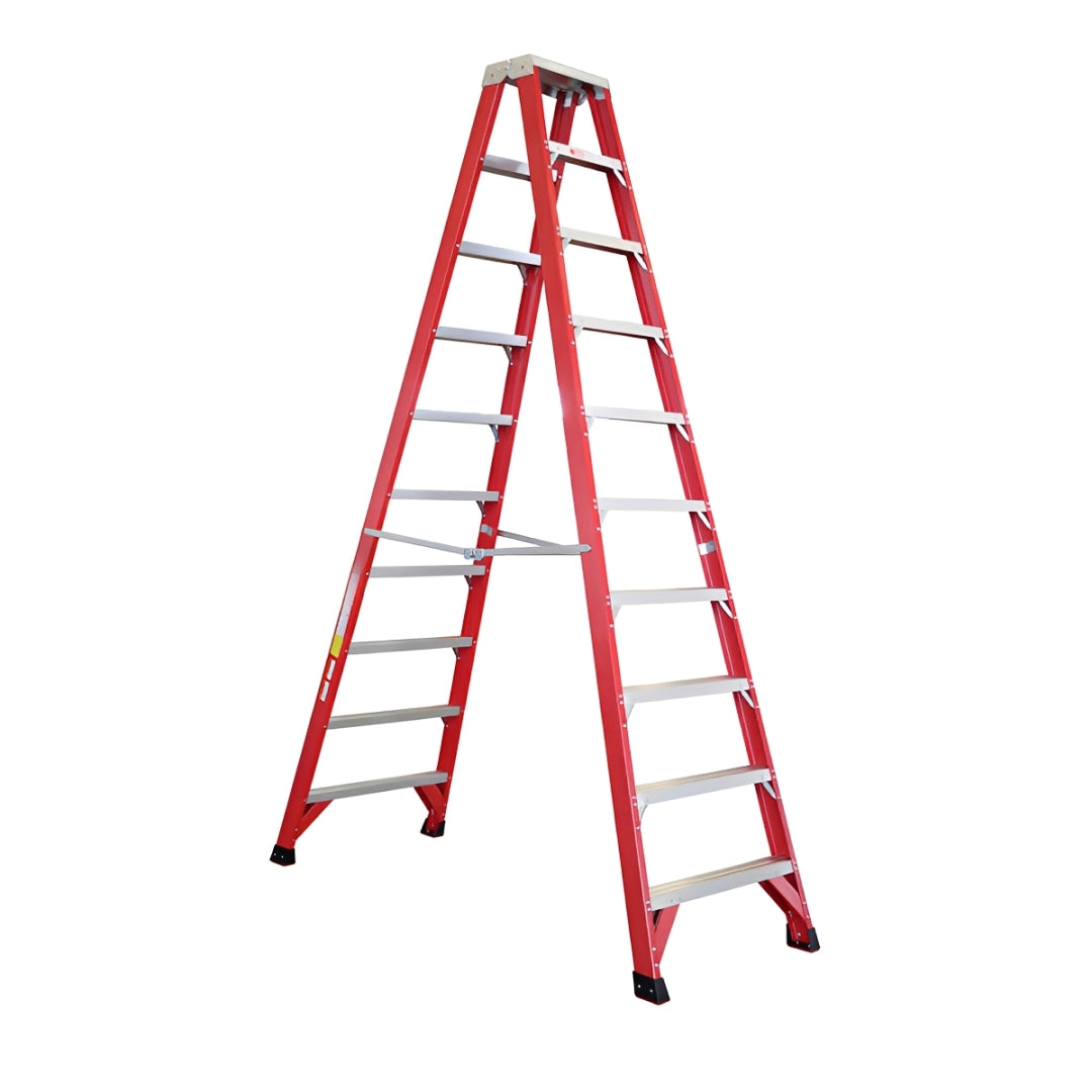 Jinmao 150kg Rated Fibreglass Double Sided Step Ladder