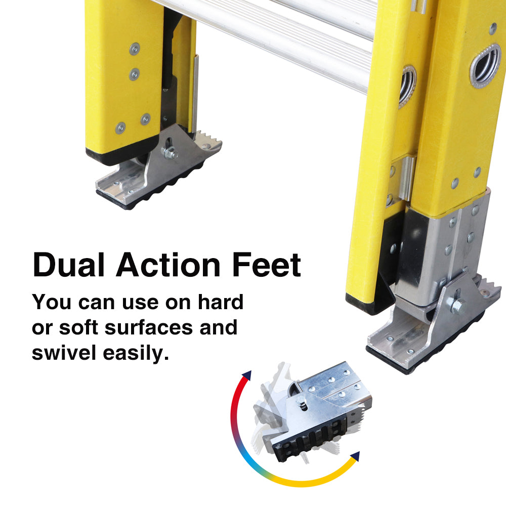 Jinmao Ladder Extension Fibreglass 150kg, 2 Sizes