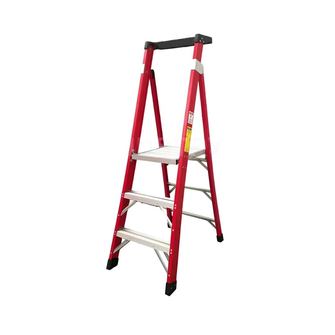 Jinmao 150kg Rated Fibreglass Platform Ladder