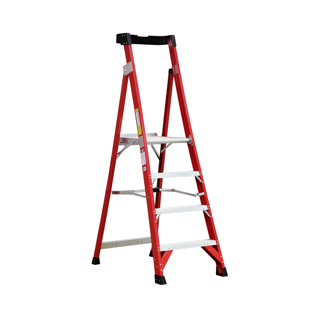 Jinmao 150kg Rated Fibreglass Platform Ladder