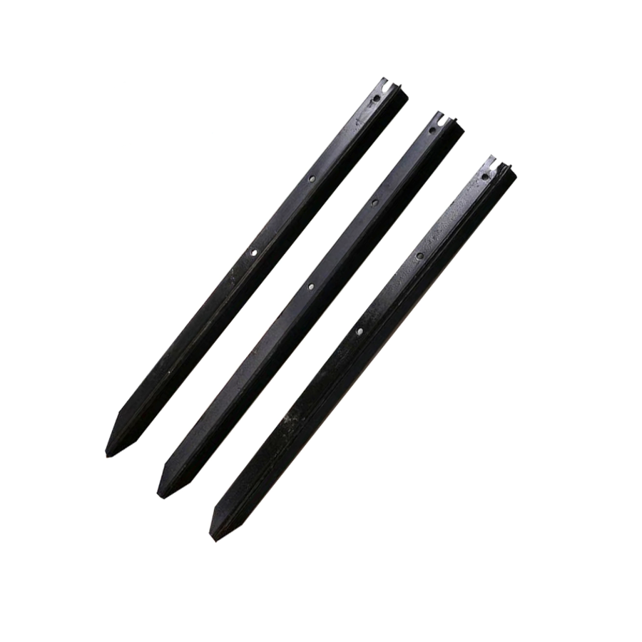 Black Painted Galvanized Star Picket Multiple Sizes