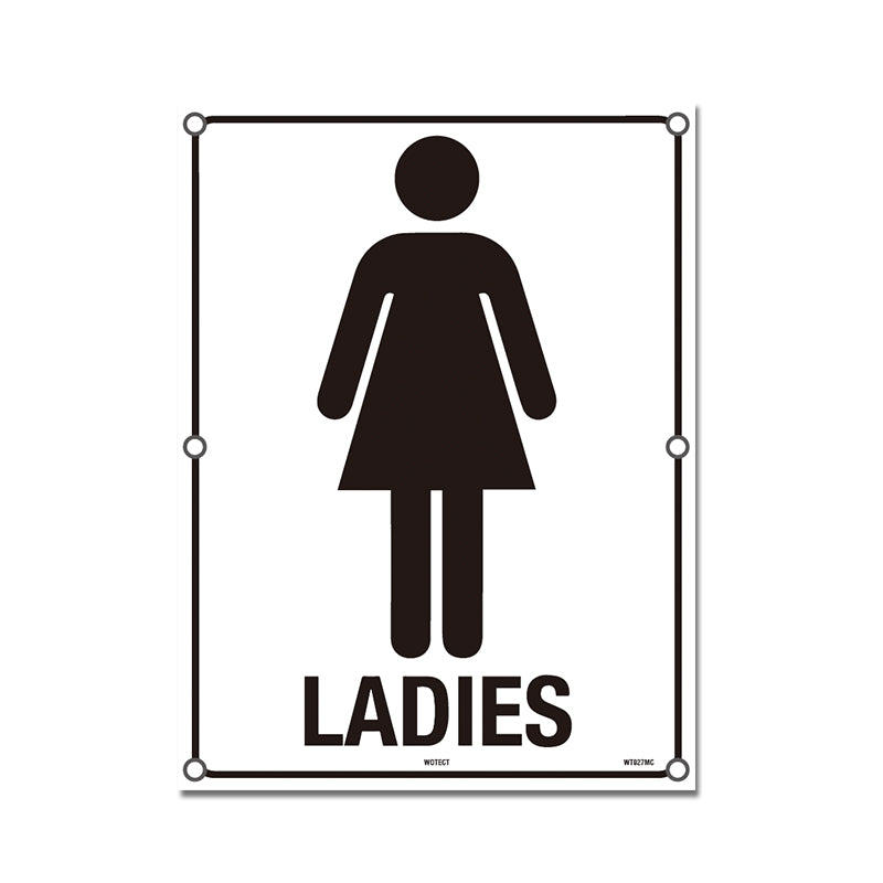 Safety Sign 225x300mm - Ladies