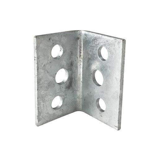 Builders Angle Bracket Hdg 4mm Thickness M12 Holes 75x50x50mm