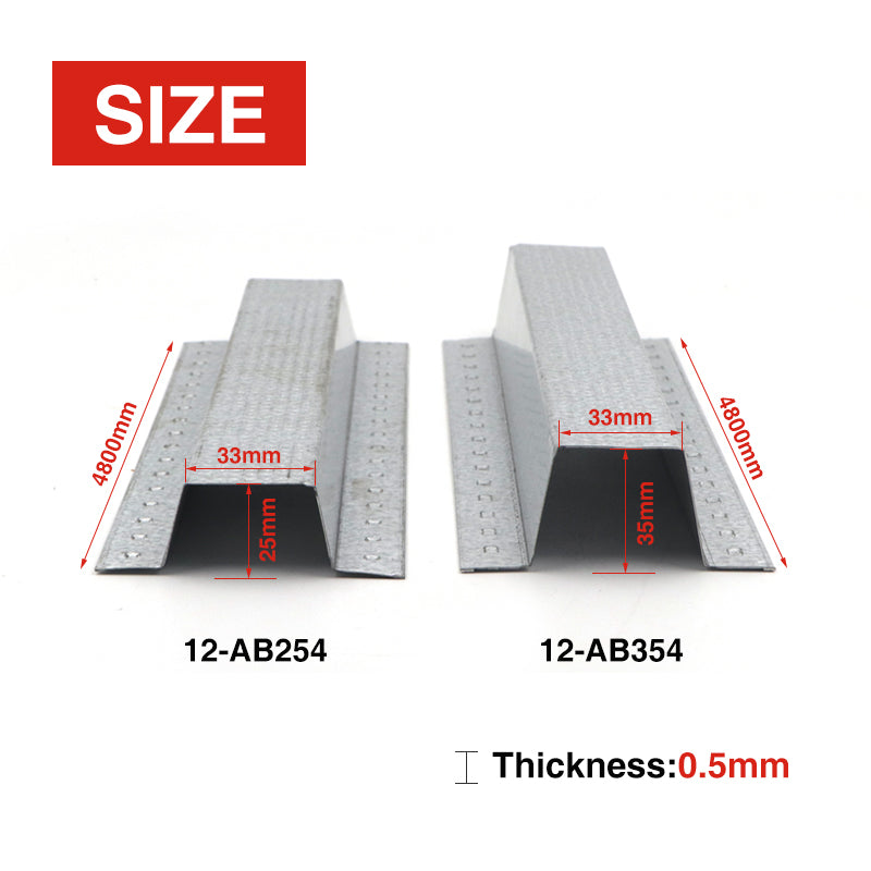 Wall Batten Prefabricated Bmt 0.5mm Multiple Sizes
