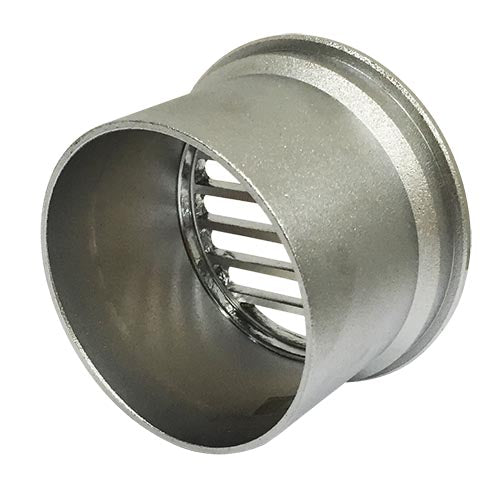 Floor Grate Round Sa Pattern 80mm Brass CP Suit ID PVC Pipe