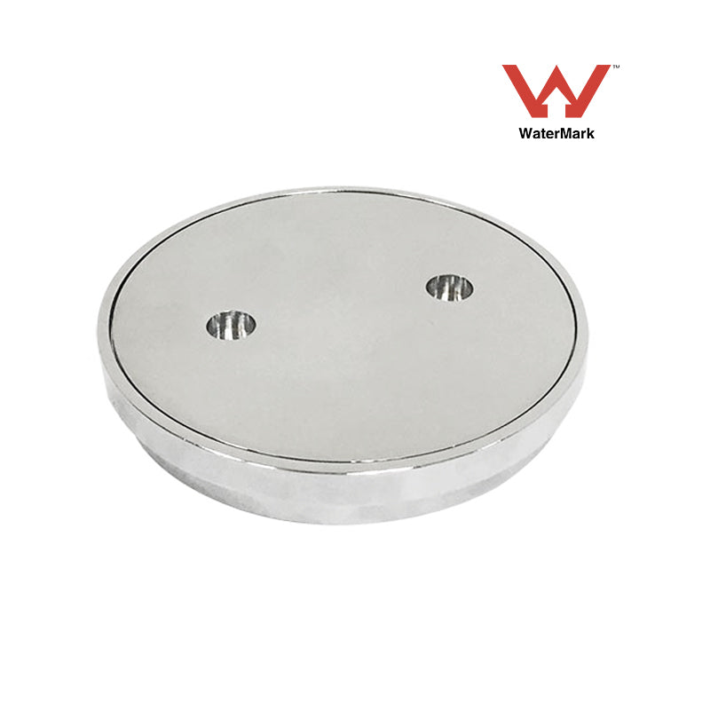 Floor Grate Round 100mm Clean Out Brass CP Suit ID PVC Pipe