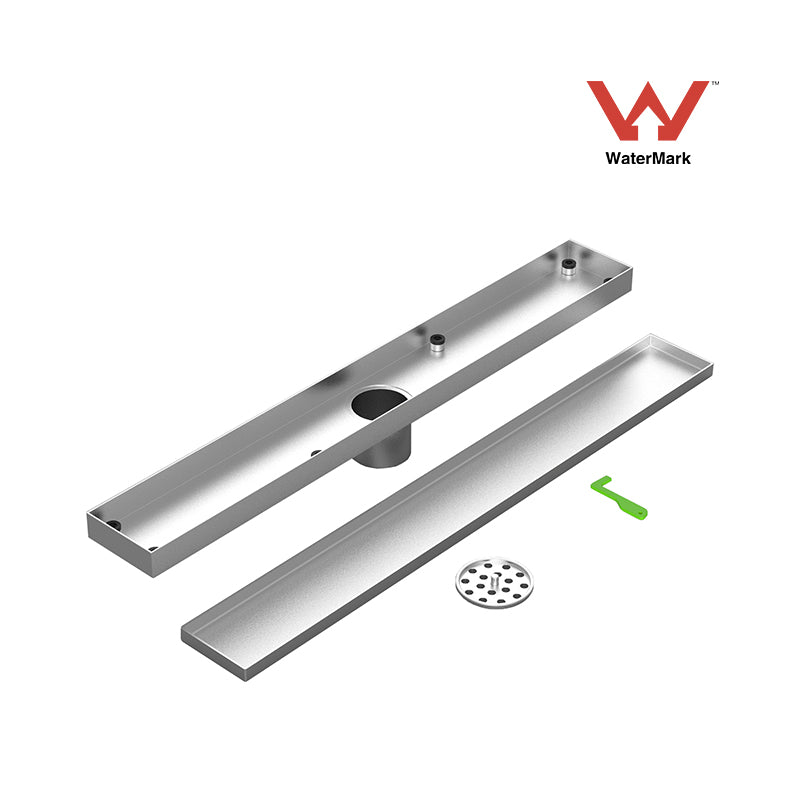 Shower Grate Tile Insert Rectangle S/S