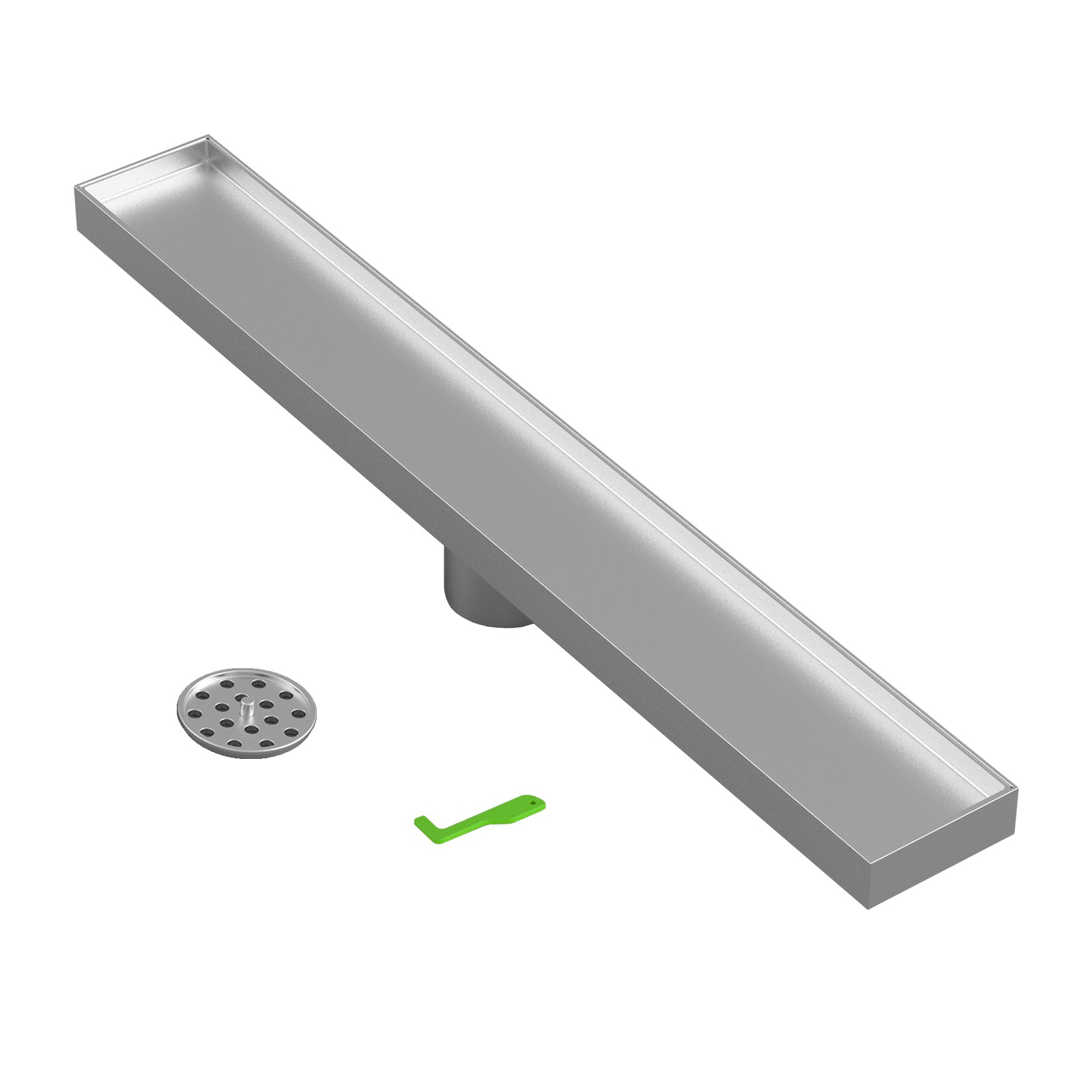 Shower Grate Tile Insert Rectangle S/S