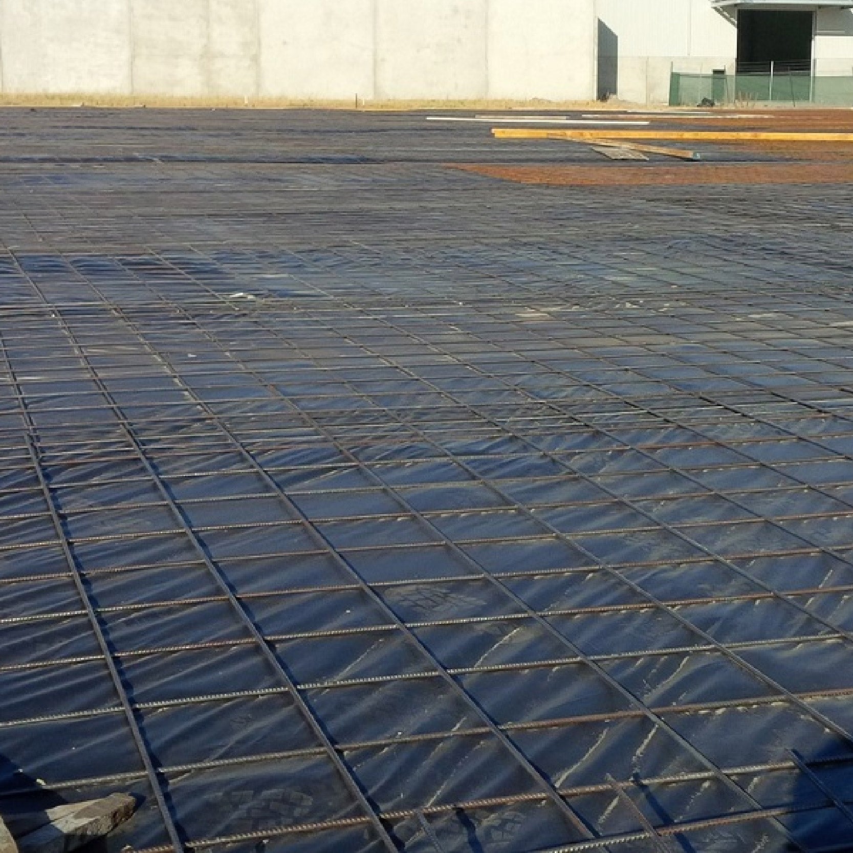 Builders Polythene Film 200um Black/Orange/Clear, Size Optional