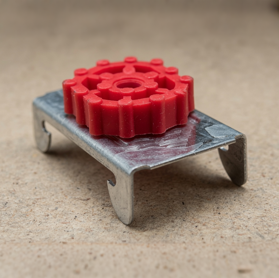 Resilient Mount Clip Concrete Resilient Mount Red -Acoustic Iso Dfc To Suit Fc