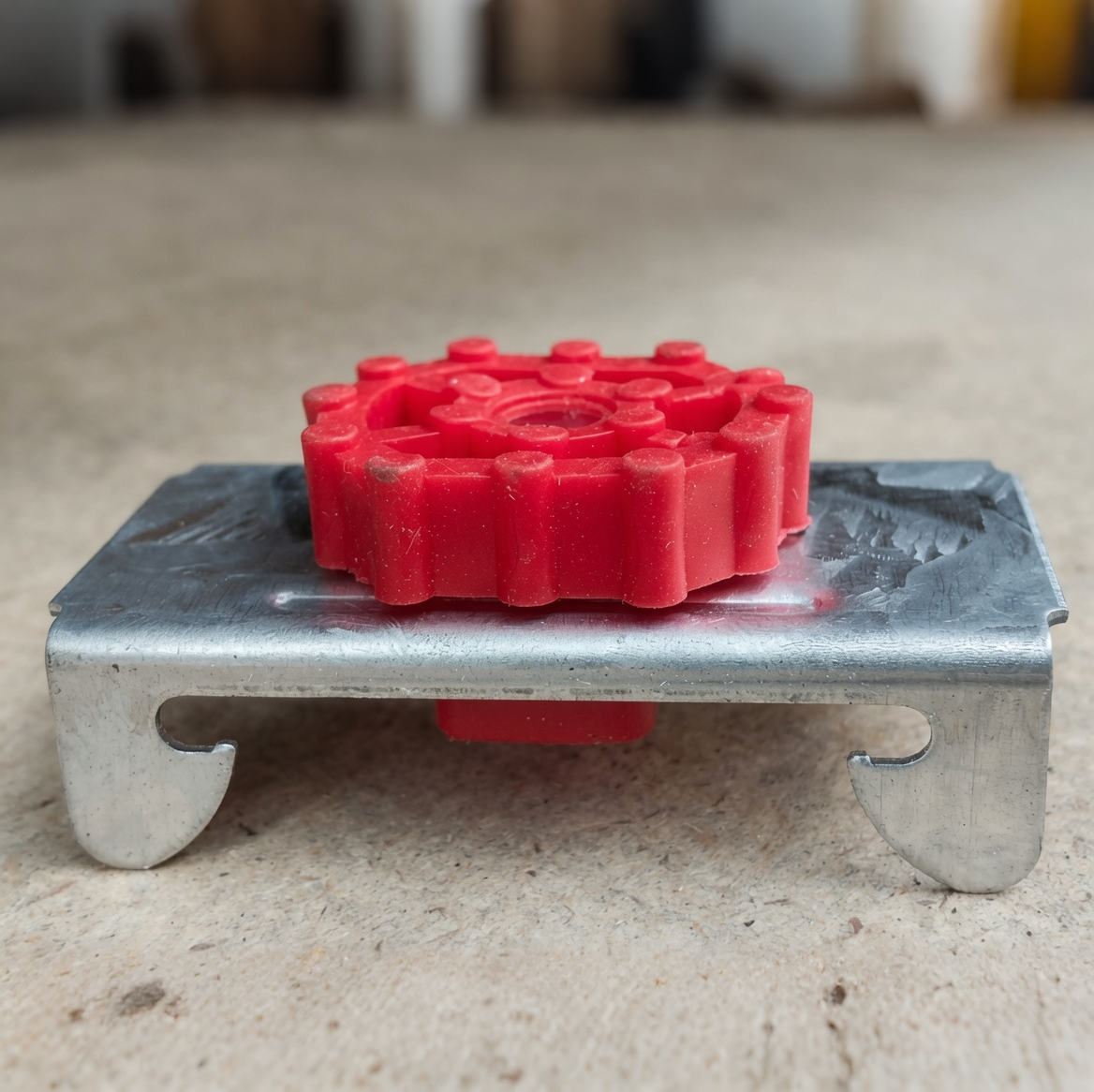 Resilient Mount Clip Concrete Resilient Mount Red -Acoustic Iso Dfc To Suit Fc