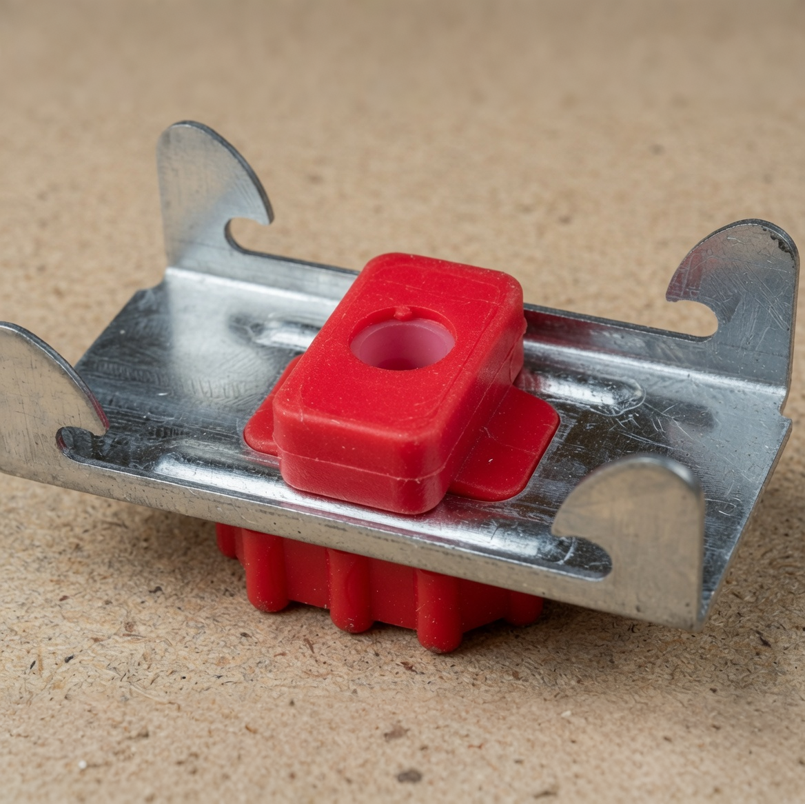 Resilient Mount Clip Concrete Resilient Mount Red -Acoustic Iso Dfc To Suit Fc