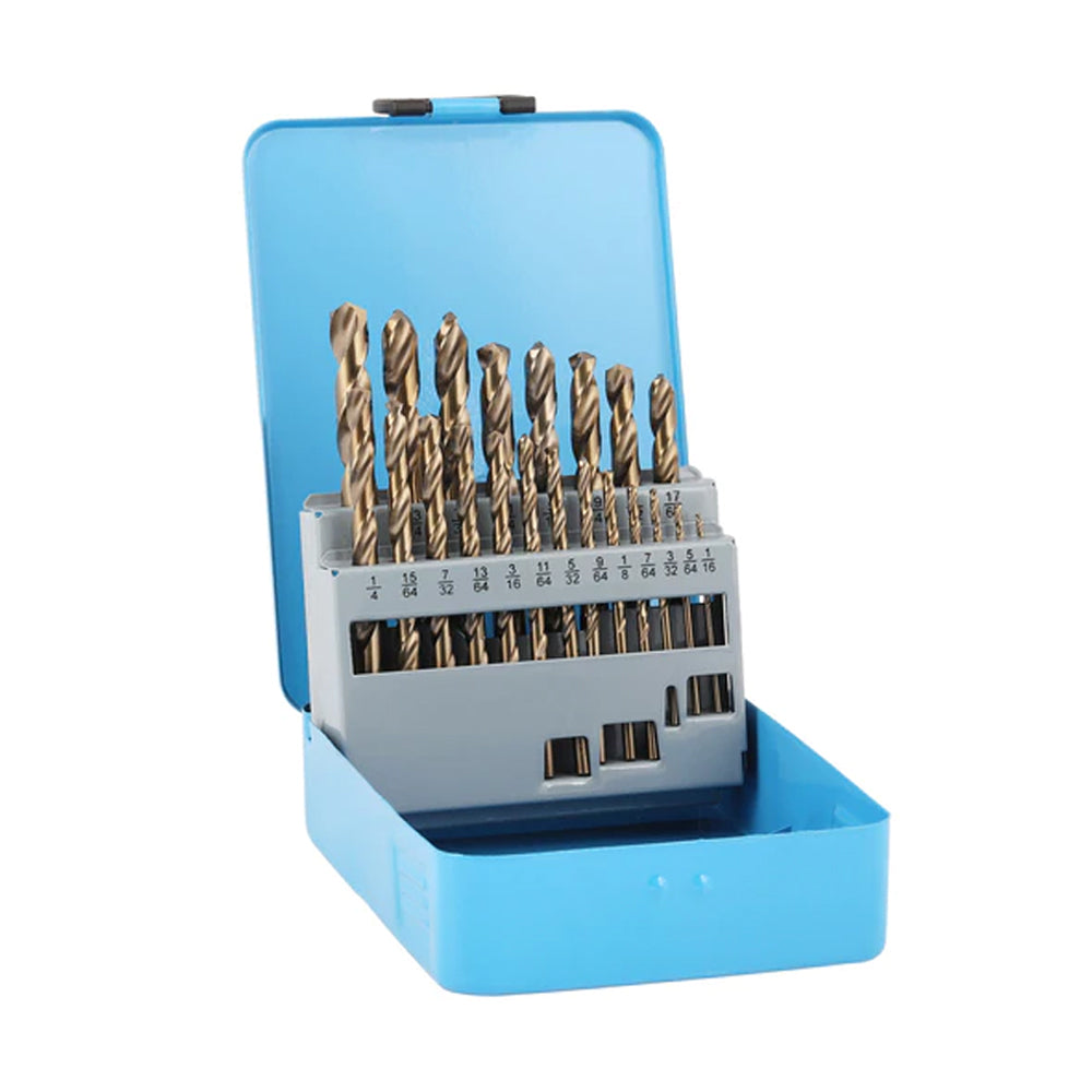 HSS Drill Bits Set M35 21pcs (1/16"-3/8")