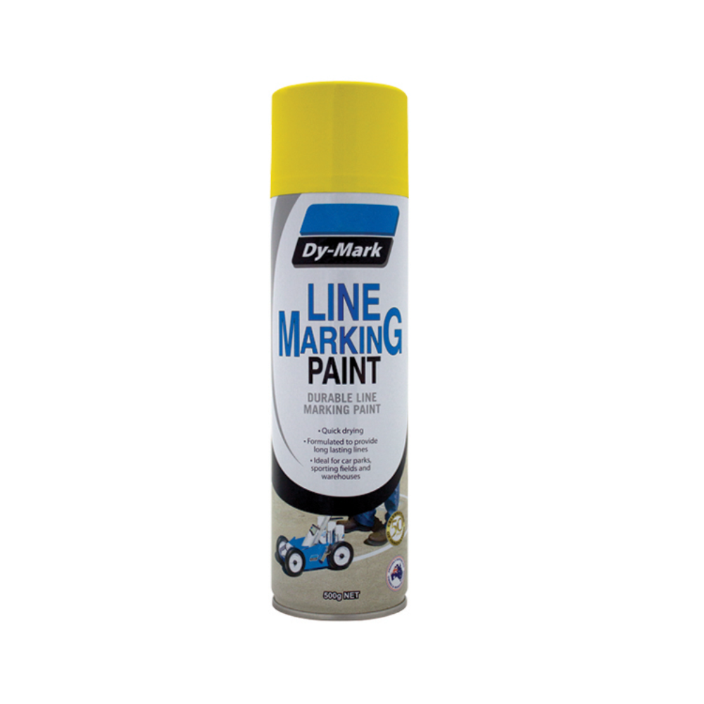 Dy-Mark Line Marking Paint Spray 500gram - Yellow, White