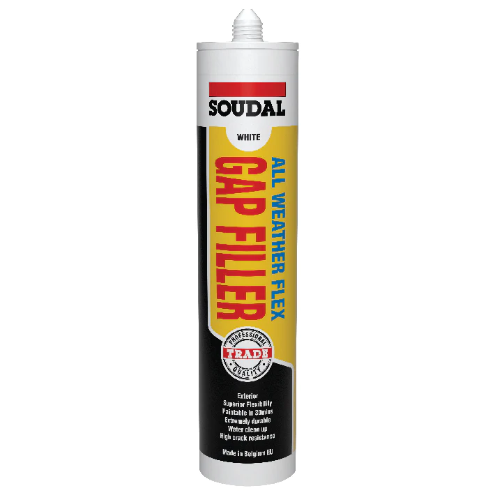 Soudal 129181 All Weather Flex Gap Filler 300ml White