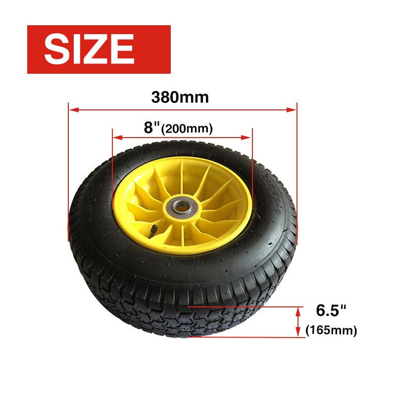 Wheel Barrow Spare Part- Complete Pnuematic Wheel for 2-WA100