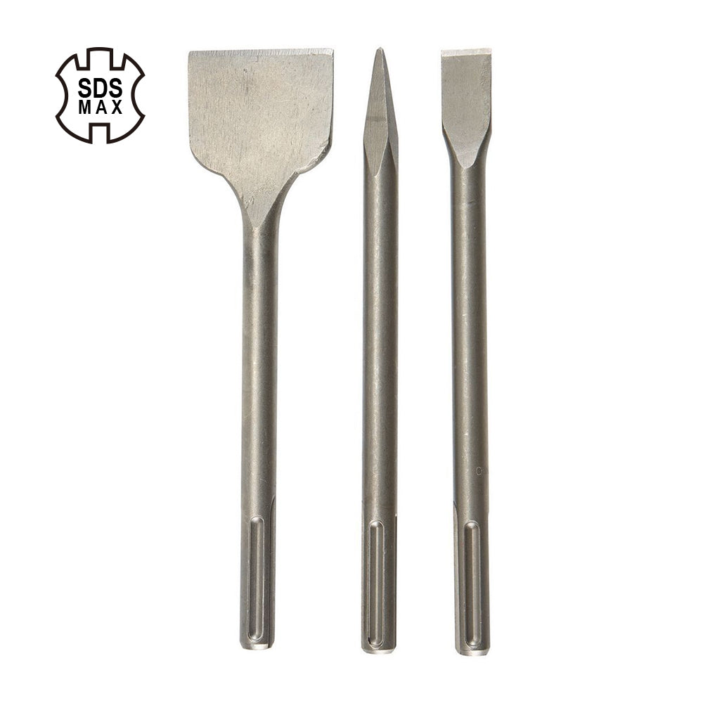Hammer Drill Bit & Chisel Set SDS Max 7pcs