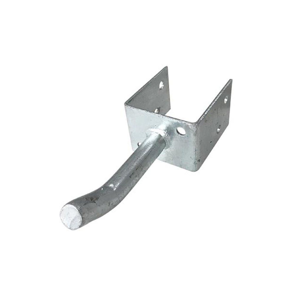 Post Support Galv Full U W/Stake, Multiple Sizes