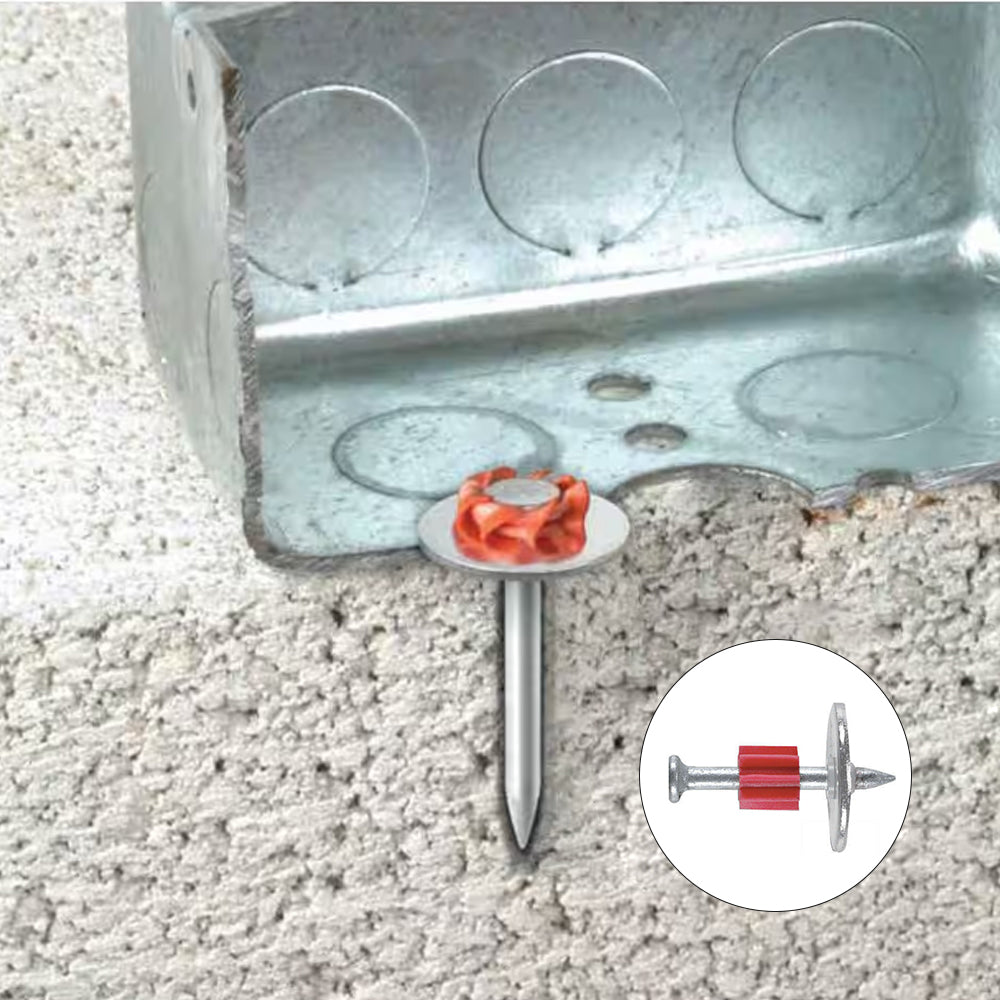 Powers Actuated Drive Pins Washered Box100, Multiple Sizes