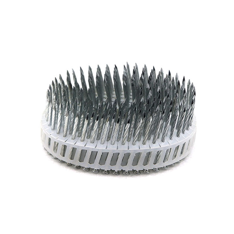 Coil Nail 15D Wire Collated Screw Shank Elec. Galvanised Box 9000, Multiple Sizes