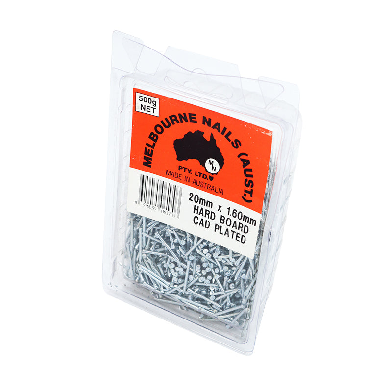 Hardboard Nails ZP, Multiple Sizes, Pack of 500g