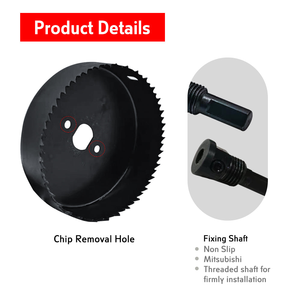 Holesaw Kit 19-64mm 11pcs