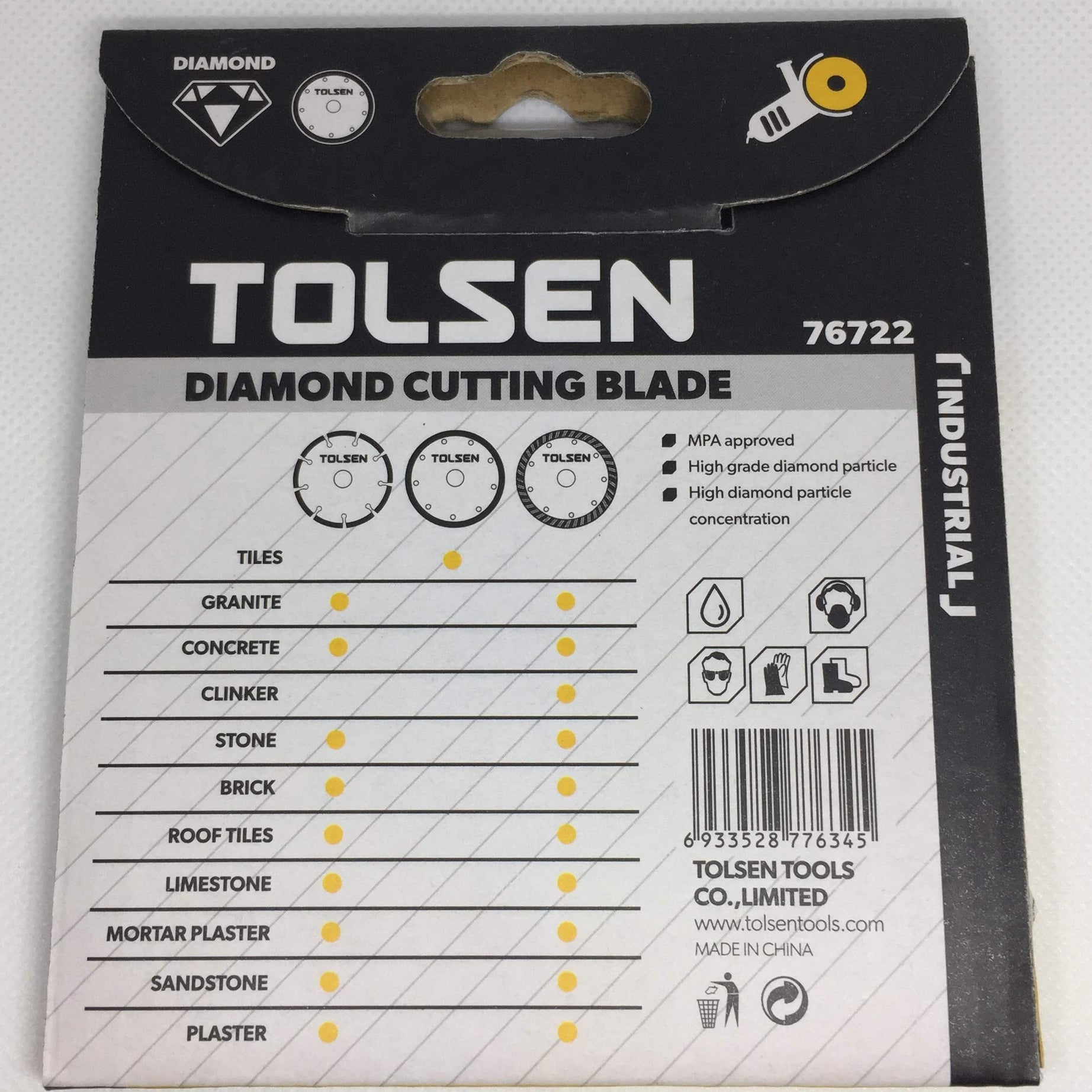 Diamond Cutting Blade Continuous Multiple Sizes