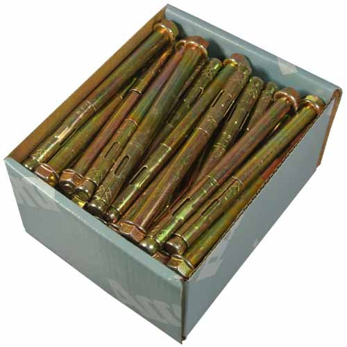 Hex Head Sleeve Anchor Yz, Multiple Sizes