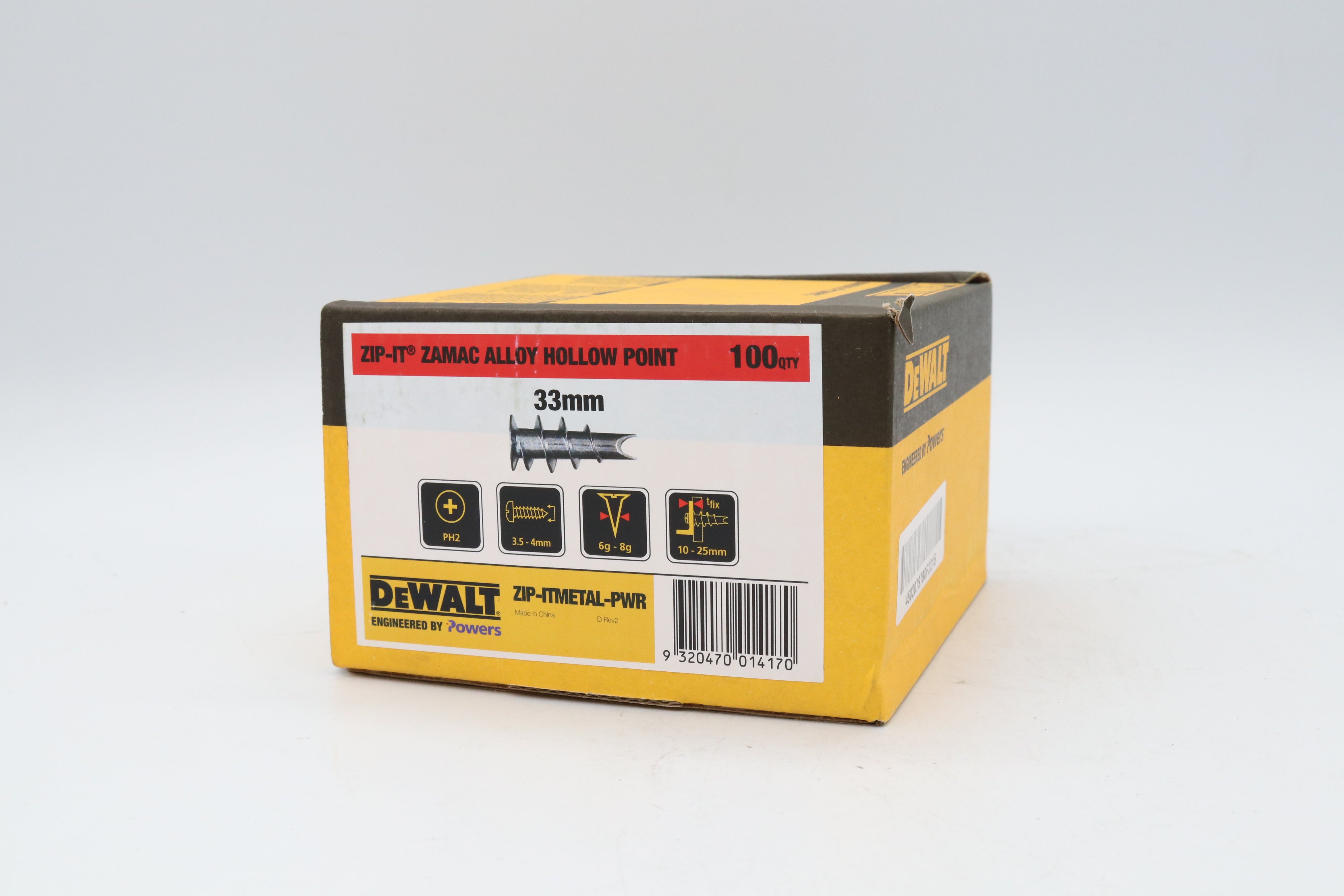 Metal Zip-It Hollow Point Box100