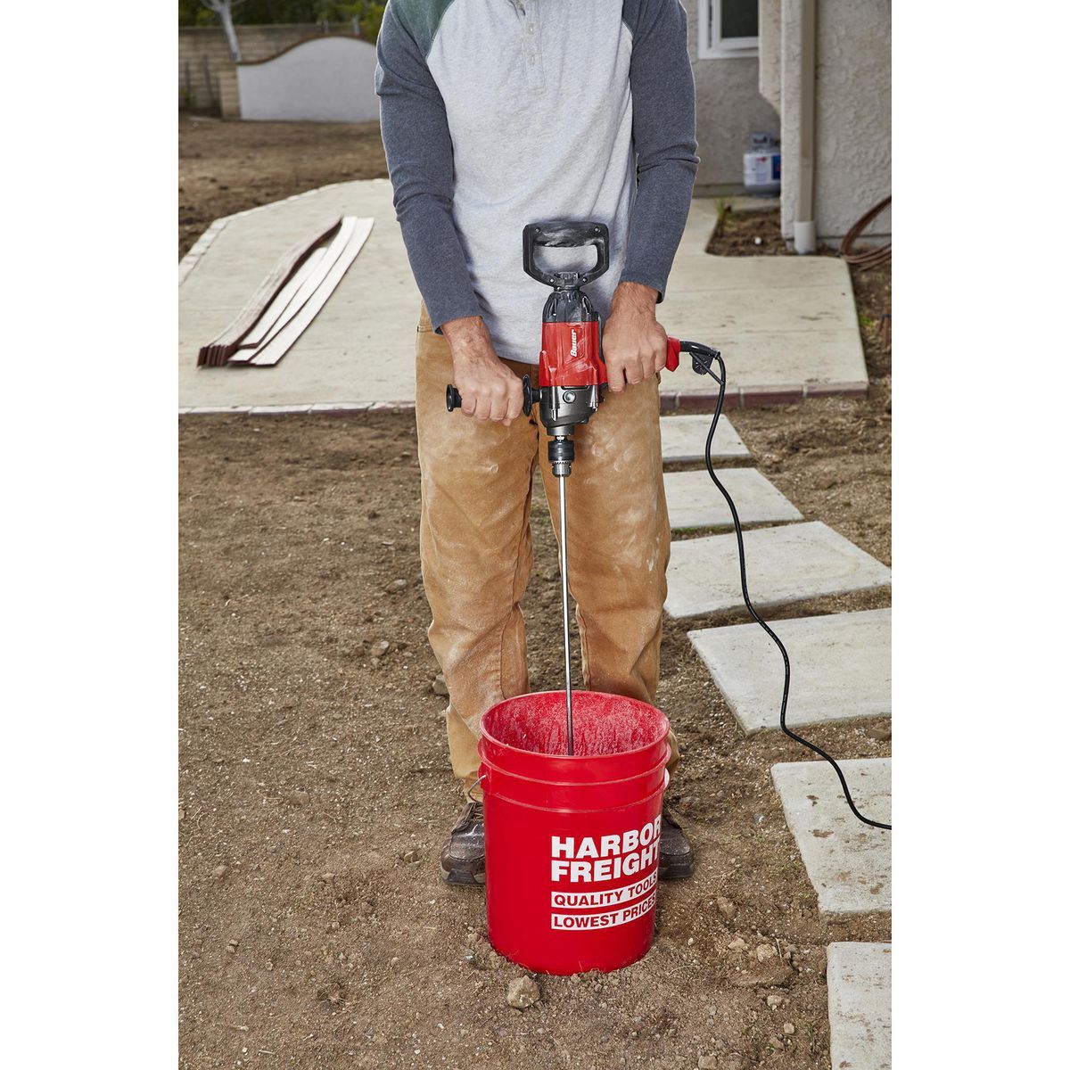 Mixer Paddle Hex 120x700mm, 140x700mm