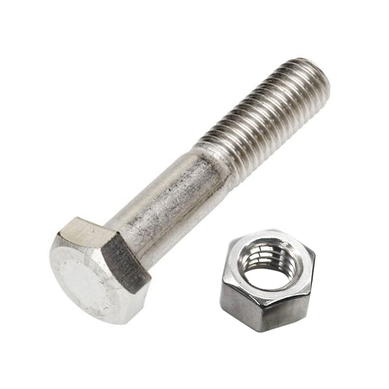 Bolt/Nut Hex Head 316SS M12 to M16, Multiple Sizes