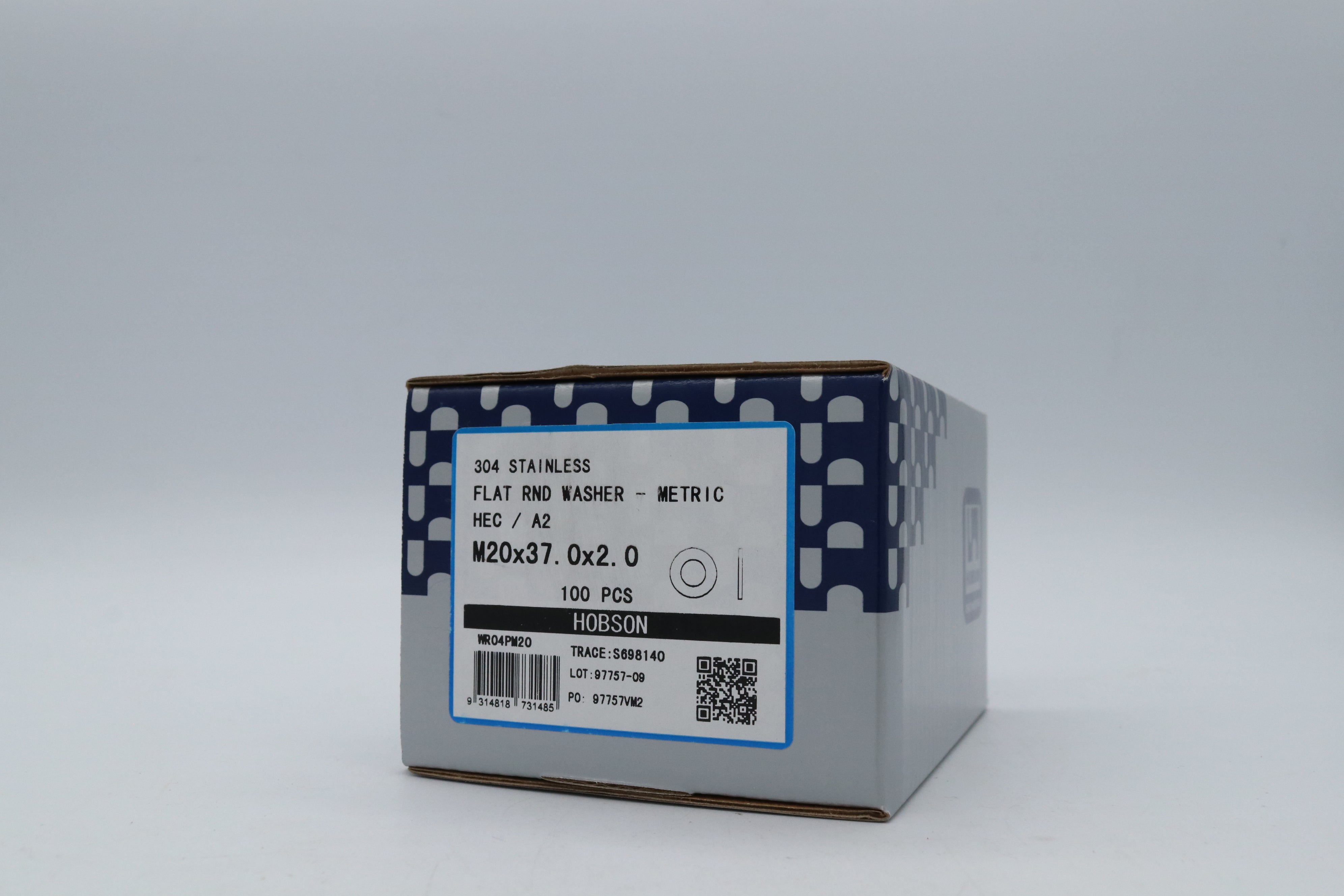 Round Washer S304 M5 to M30, Multiple Sizes