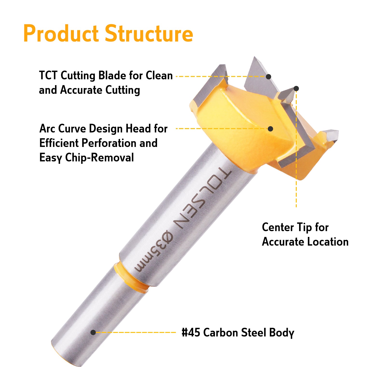 Drill Bit Forstner 35mm
