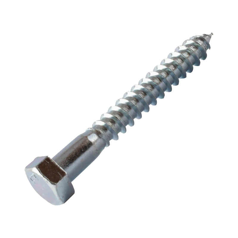 Coach Screw Hex Head 316ss M6 to M12, Multiple Lengths